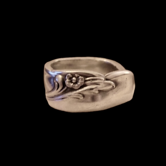 Boho Vibes Jewelry - Hand Forged Vintage Flatware Spoon Ring Size 8